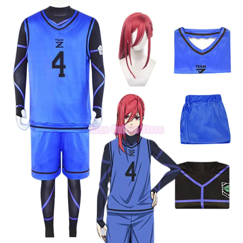 

Anime Blue Lock Chigiri Hyoma Cosplay Costume Jerseys Football Maillot foot Uniforme Clothes