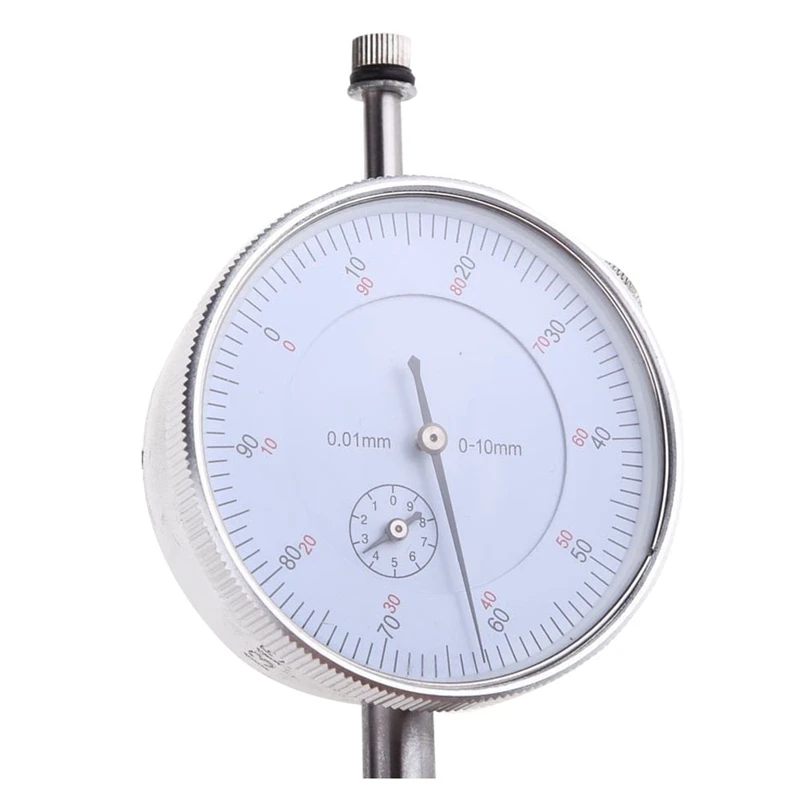 ГОРЯЧАЯ ПРОДАЖА 2X циферблатный индикатор измеритель 0-10 мм точное разрешение 0 01