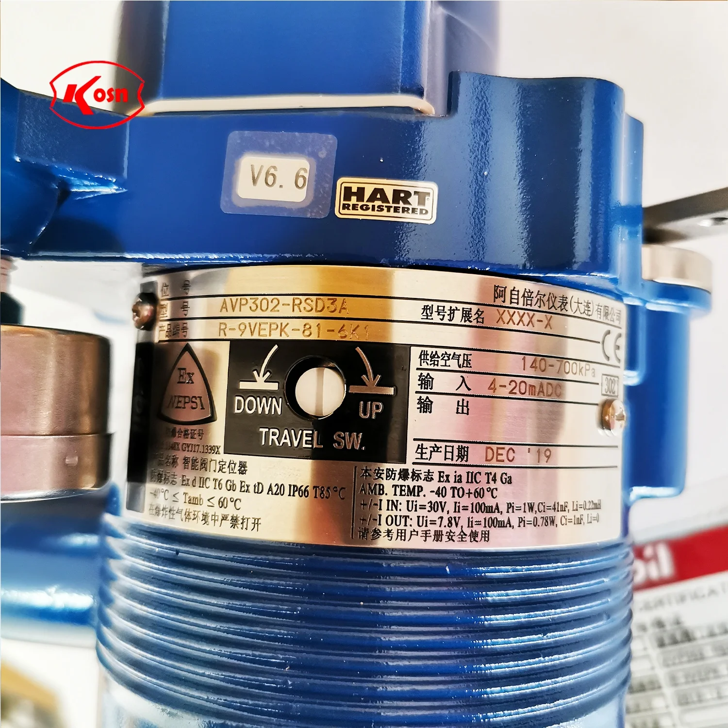 Лучшая цена! Azbil AVP302-RSD3A цифровой Умный клапан, позиционер AVP300 series пневматический AVP302 AVP301