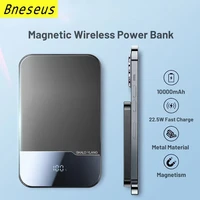 2022 latest 10000mah portable magnetic wireless power bank for iphone 13 12 13por max magsafe 15w fast charger external battery