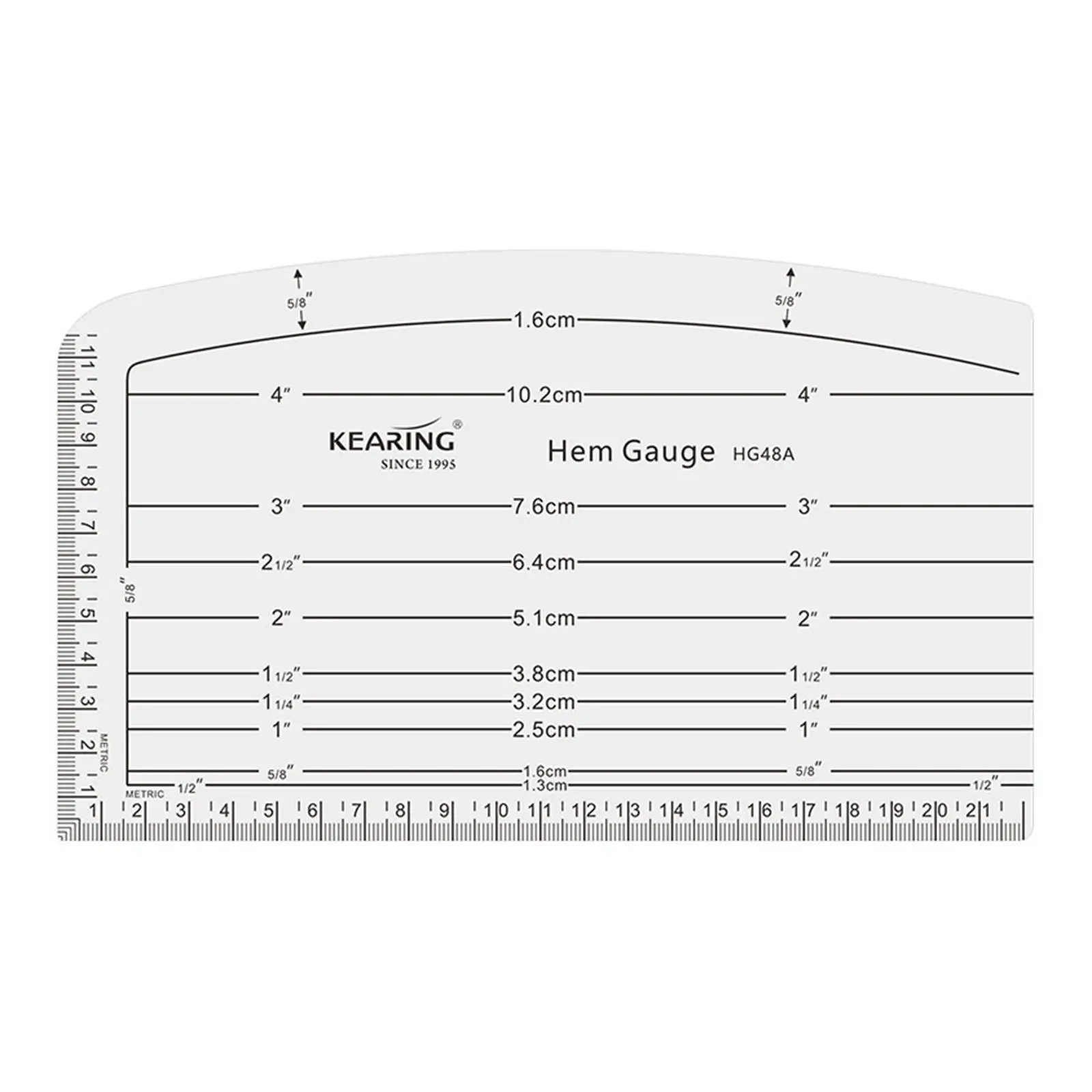 Шаблон для раскроя ткани Hem Gauge DIY для любителей печати и рукоделия (женская одежда) (art.: 3920da0f733fa) - 3920da0f733fa