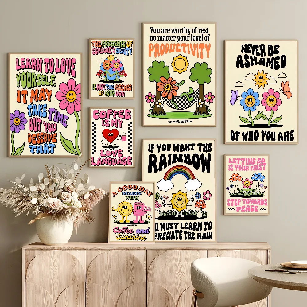 Ретро Кухня Еда Картаз Персонаж Классические Винтажные Плакаты Винтаж Комната