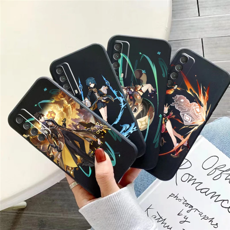 

Genshin Impact Project Game Phone Case For Huawei Honor 10 V10 10i 10 Lite 20 V20 20i 20 Lite 30S 30 Lite Pro Soft Carcasa