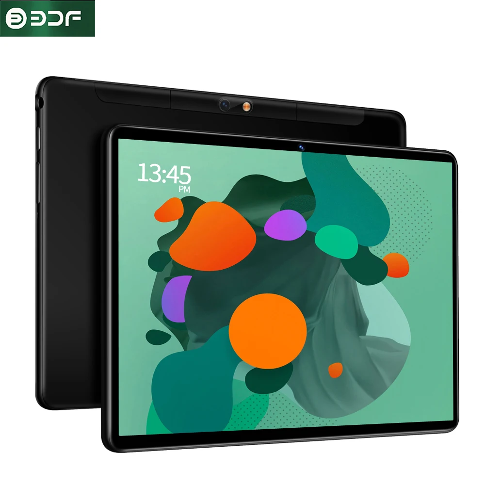 

BDF 10.1 Inch Tablet Octa Core 4GB RAM 64GB ROM 3G LTE Network Phone Tablets Bluetooth Wi-Fi GPS Android 9