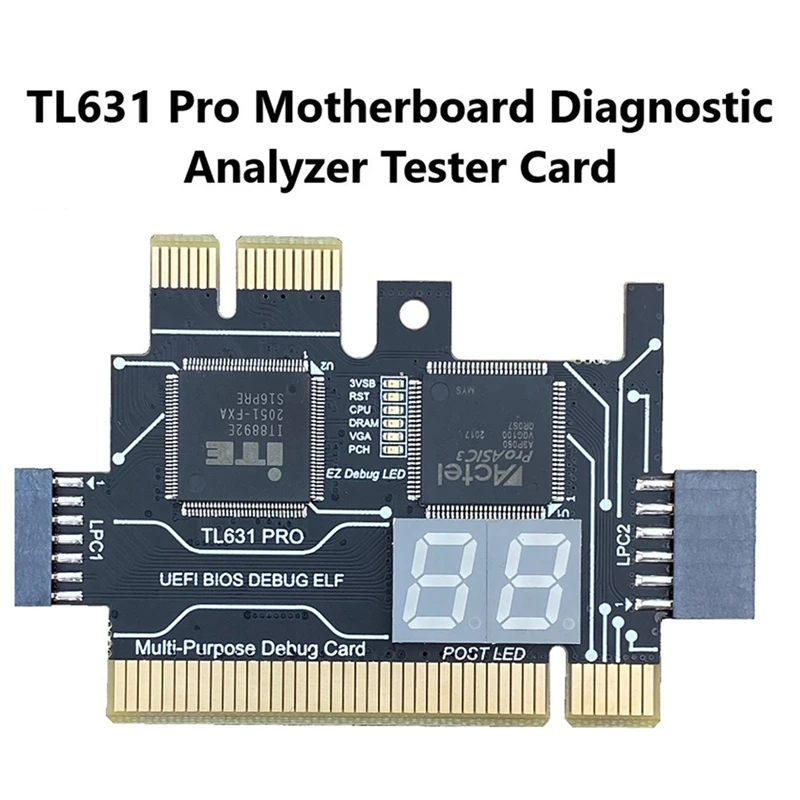 Диагностическая карта TL631 Pro LPC-DEBUG + плата расширения PCI PCI-E Mini многофункциональная