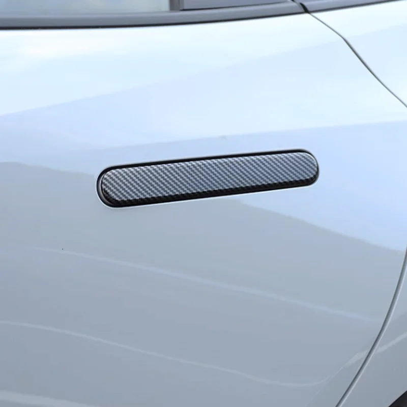 BJMYCYY 4 шт./комплект из углеродного волокна ABS декоративная защитная накладка для автомобильных дверных ручек для Changan UNIV UNI V 2022