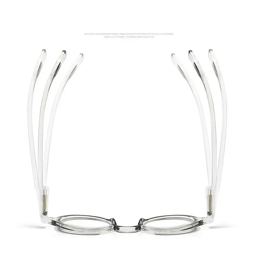 Фото Очки для чтения Vision Care, круглая оправа, пружинные заушники, для пресбиопии, для дальнозоркости, ультралегкие, с оптической оправой из полимерной смолы №4