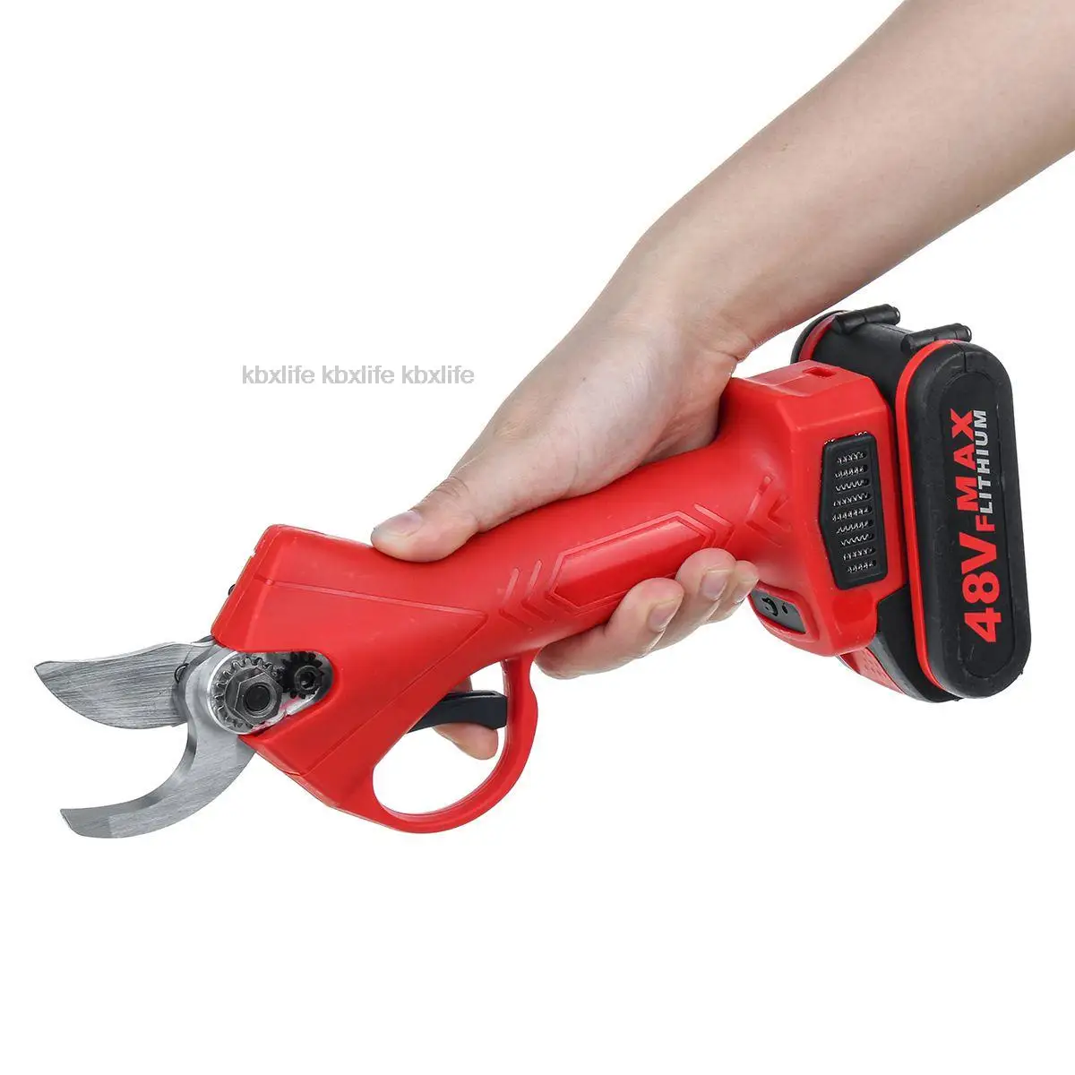 

48V Electric Cordless Pruner Pruning Shear with 9000mAh Lithium-ion Battery Efficient Fruit Tree Bonsai Pruning Cutter EU Plug