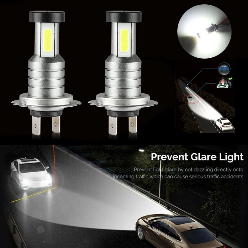 2 шт. лампы для фар ближнего и дальнего света 100 Вт 6000 лм