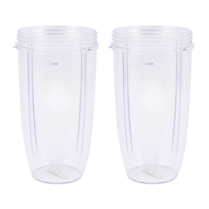 

2X соковыжималка кружка прозрачная Замена для Nutribullet Nutri соковыжималка 32 унции соковыжималка 32 унции чашка запасные части
