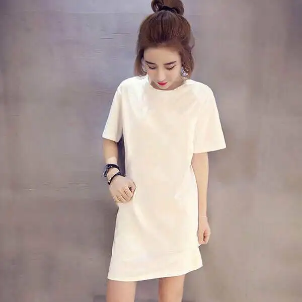 

Maternity Short Sleeve Shirt Summer Early Spring Sleeve T-Shirt White
