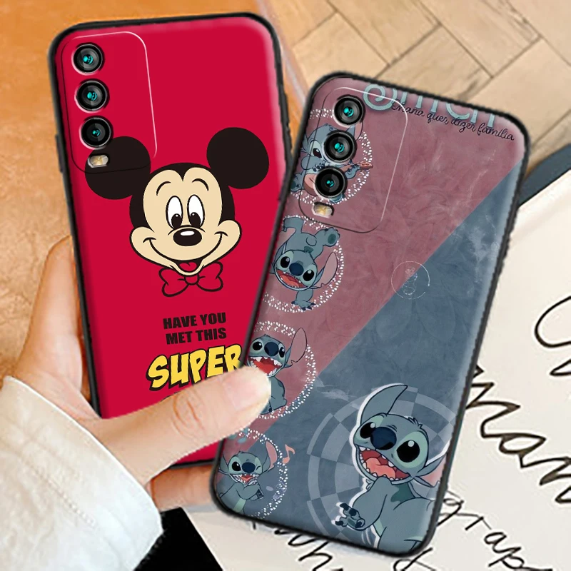

Чехлы для телефонов Disney Stitch MIQI для Xiaomi Redmi 9AT 9 9T 9A 9C Redmi Note 9 9 Pro 9S 9 Pro 5G Carcasa Coque Back Cover Funda