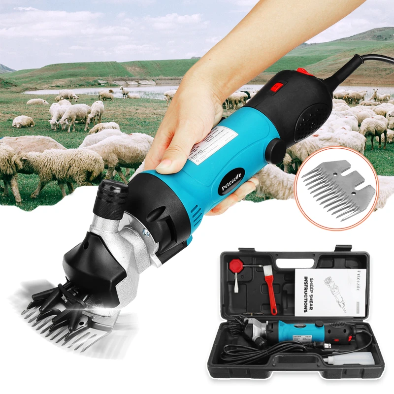 500W 120V Electric Sheep Shear, Sheep Goats Clipper Groomer Shearing Machine