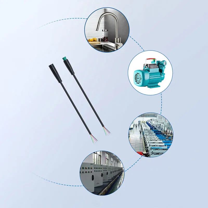 1/4 пары M6 6 мм 2 3 4 5-контактный водонепроницаемый кабель M-6 клемма солнечной панели