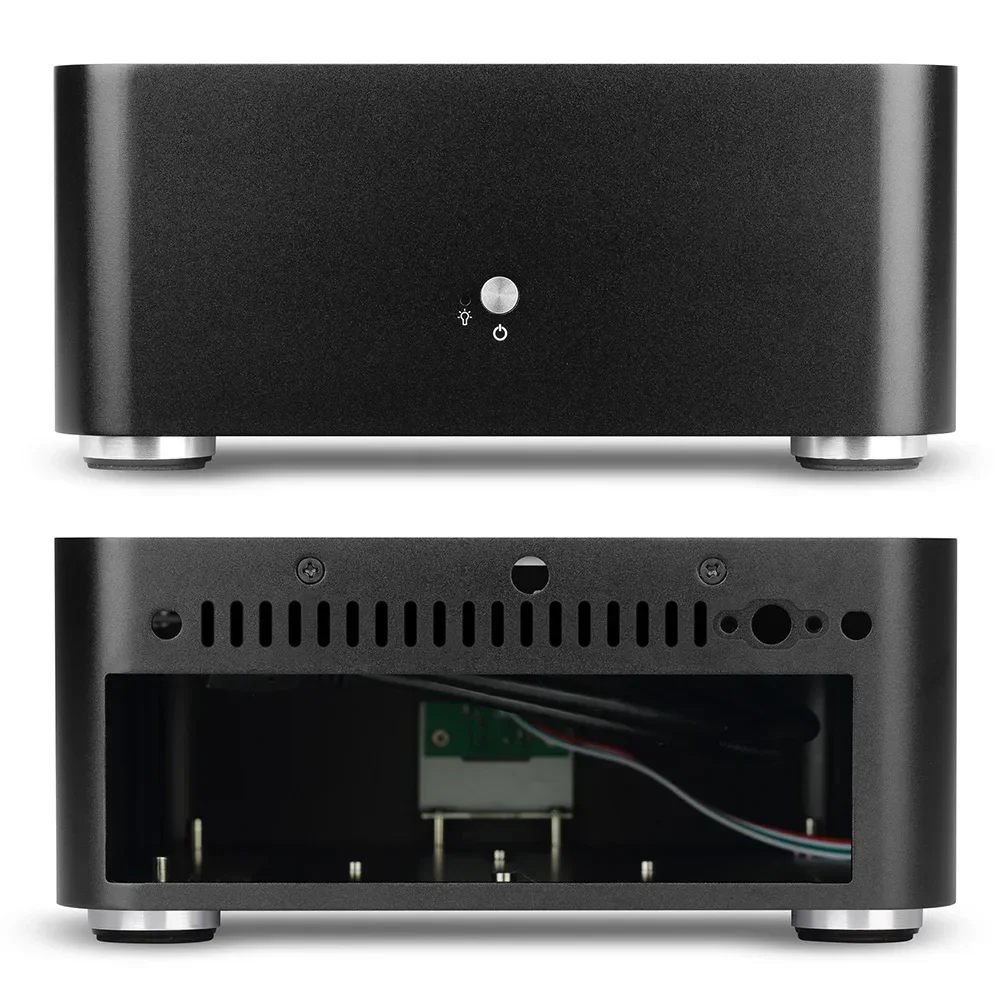 Фото Корпус для компьютера RGeek L80 Mini ITX, алюминиевый корпус для игрового ПК, USB 3.0, HTPC, Mini ITX №3