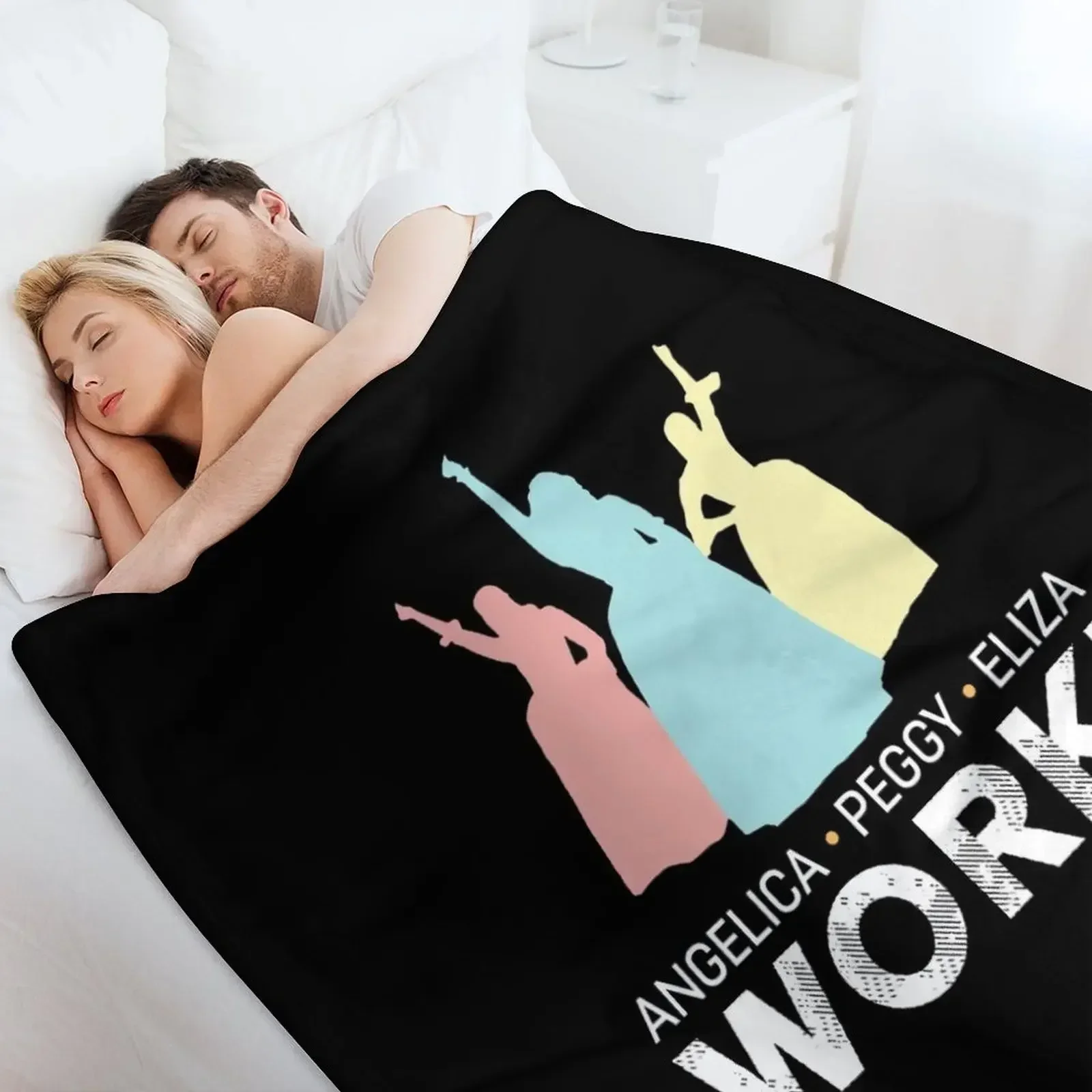 Plush одеяло Angelica Eliza And Peggy Work