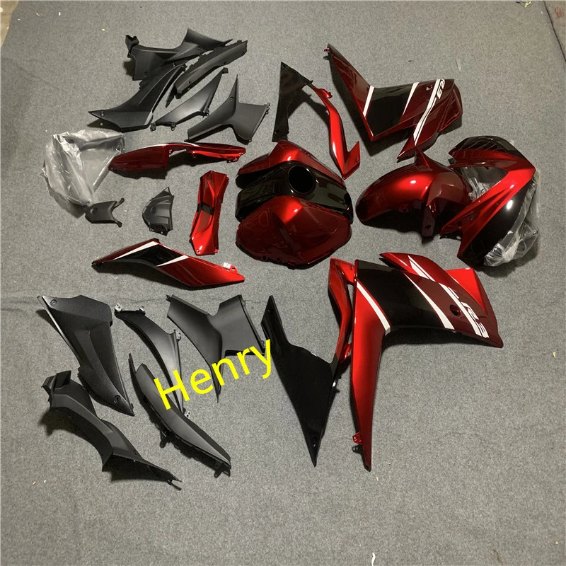 

New ABS Motorcycle Injection Full Fairings Kit Fit For Yamaha YZF R3 2019 2020 YZF R25 R3 19 20 21 Bodywork fairing red