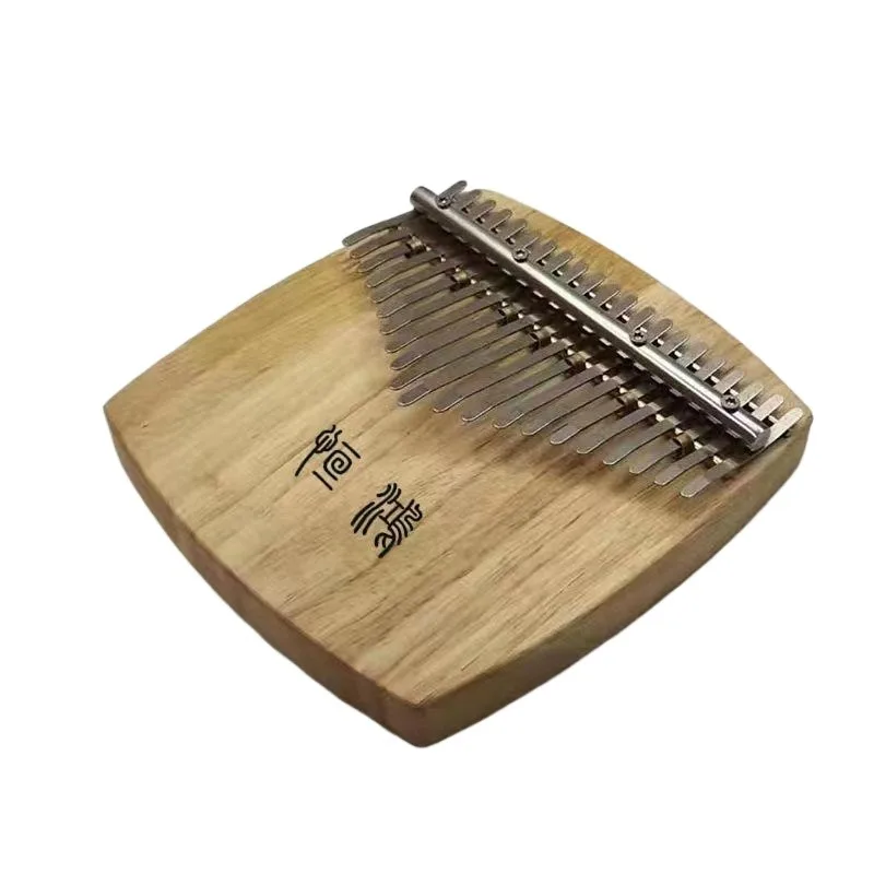 Пианино для большого пальца из белого дуба портативное 21 нот 17 начинающих