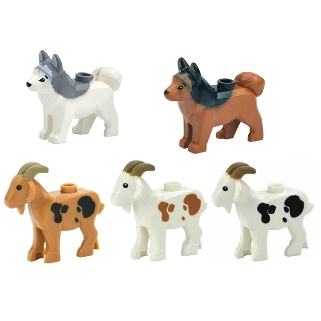 Модель сделай сам милое маленькое животное MOC кирпичные строительные блоки