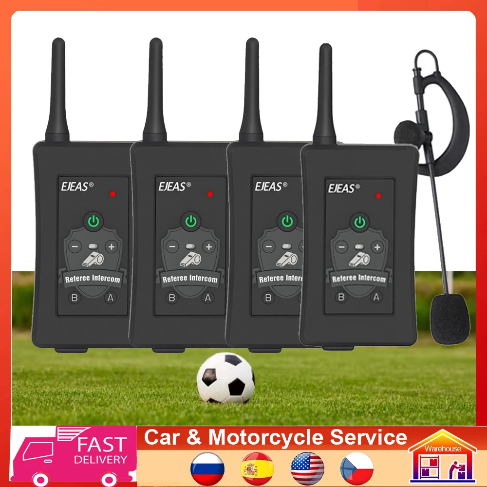 2023 EJEAS FBIM рефери домофон гарнитура футбольный матч 1200 м полный дуплекс BT мотоцикл футбол мото интерфон беспроводной 2023 EJEAS FBIM рефери домофон гарнитура футбольный матч 1200 м полный дуплекс BT мотоцикл футбол мото интерфон беспроводной