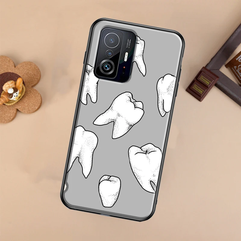 Чехол с рисунком зубов дантиста для POCO X3 Pro M4 M3 F3 GT X4 чехол Xiaomi 11T 10T 12 Mi 11 Lite |