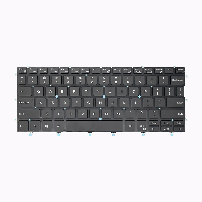 Фото Русская клавиатура для ноутбука DELL XPS 13 9365 2-in-1 P71G 0WPCF9 PK131QS1A00 NSK-EG0BC 0GK2HH PK131QS1A15 0K0P6H 0YRJVW №3