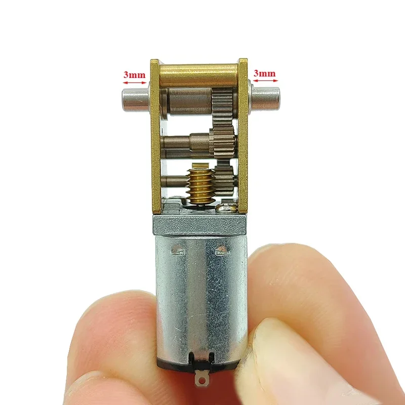 Мини N20 двухвальный редукторный двигатель постоянного тока 3 в 7 5 В 780 об/мин