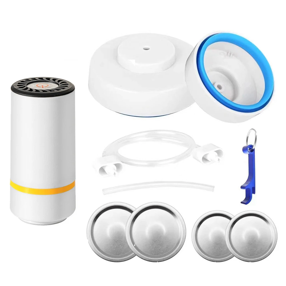 

Electric Jar Vacuum Sealer Kit ,Handheld Food Vacuum Sealer and Accessory Hose Set for Food Storage Kitchen Tools