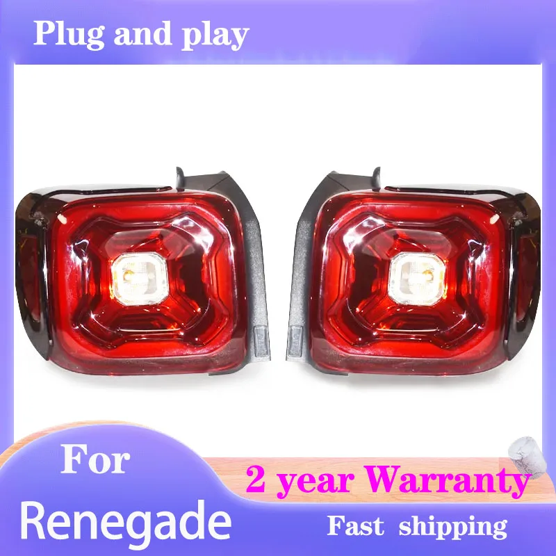 Автомобильные аксессуары для Jeep Renegade задние фонари 2015-2020 задний стоп-сигнал Enegade