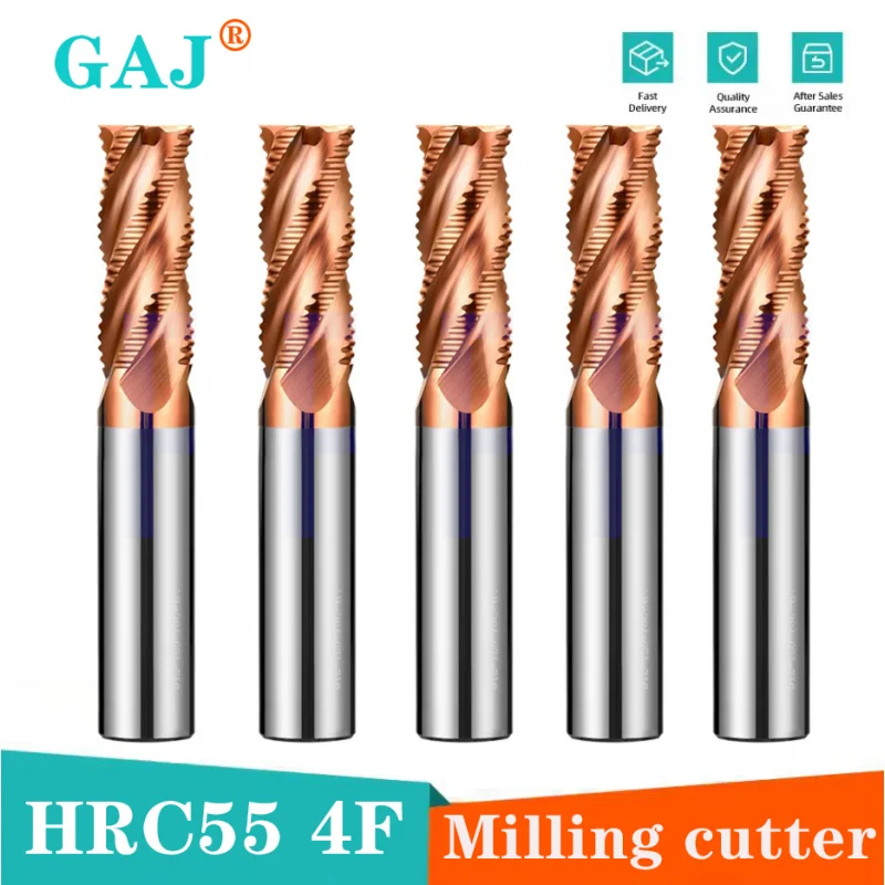 

Фреза GAJ HRC55 4-х резцовая для обработки металла