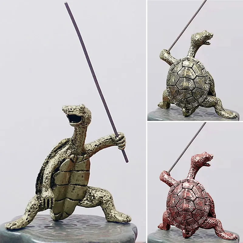 

1PC Home Decor Line Incense Incense Burner Turtle Shape Stick Holder Stand Teahouse Accessory Multifunction