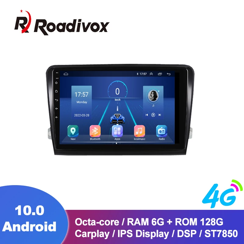 

9" Android 10 RAM 4G ROM 64G Car DVD For Skoda Superb 2 B6 2008-2015 Car Radio Multimedia Player GPS Navigation System Head Unit