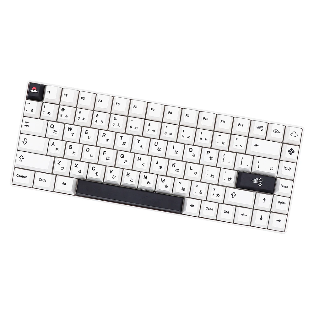 

132 Keys wind and cloud PBT Keycaps Dye Sub Cherry Profile Personalized Keycap Cherry For MX Switch Mechanical Keyboard