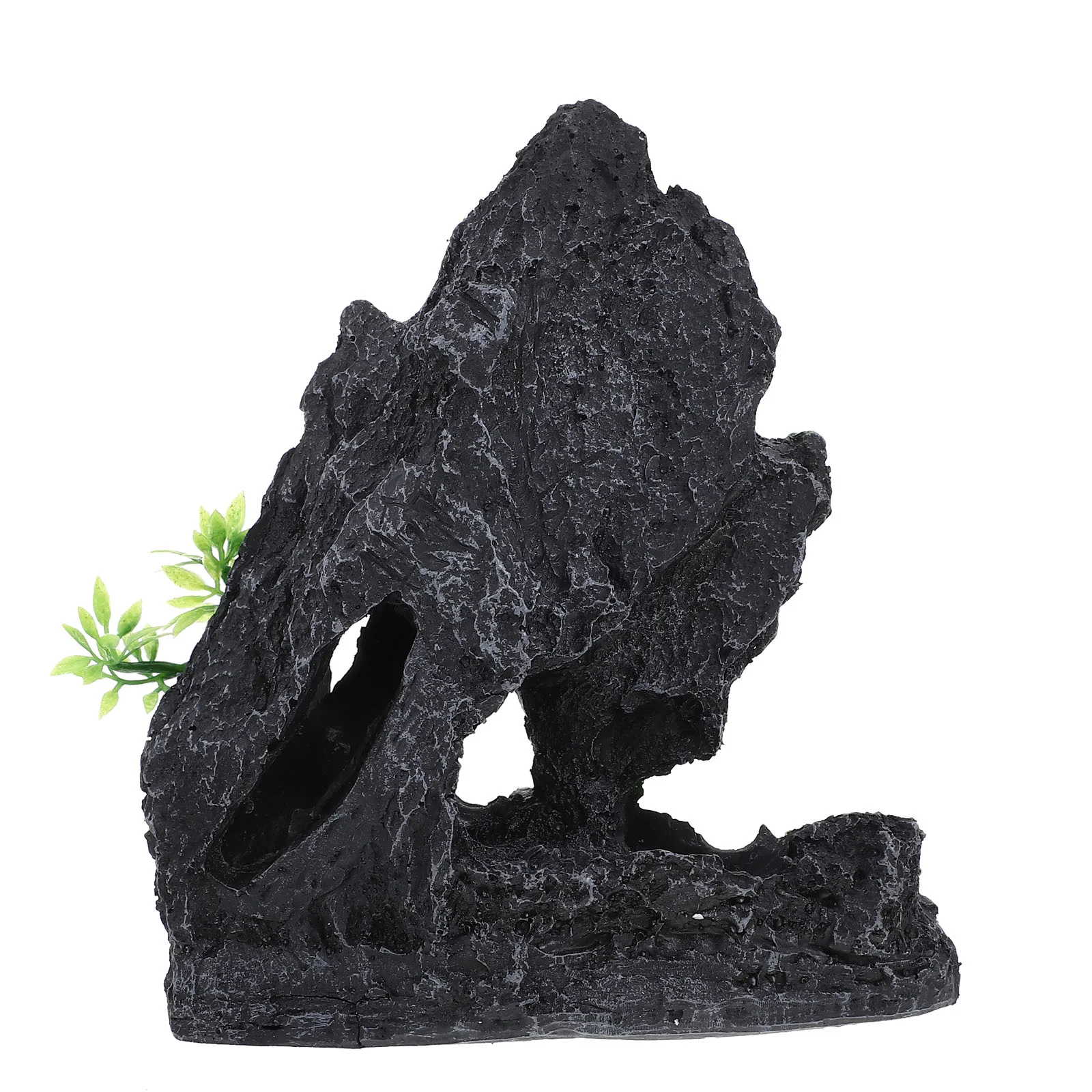 

Aquarium Rockery Statue Decor, Mountains Aquarium Ornament DecorResin Landscape Simple Cave Tank