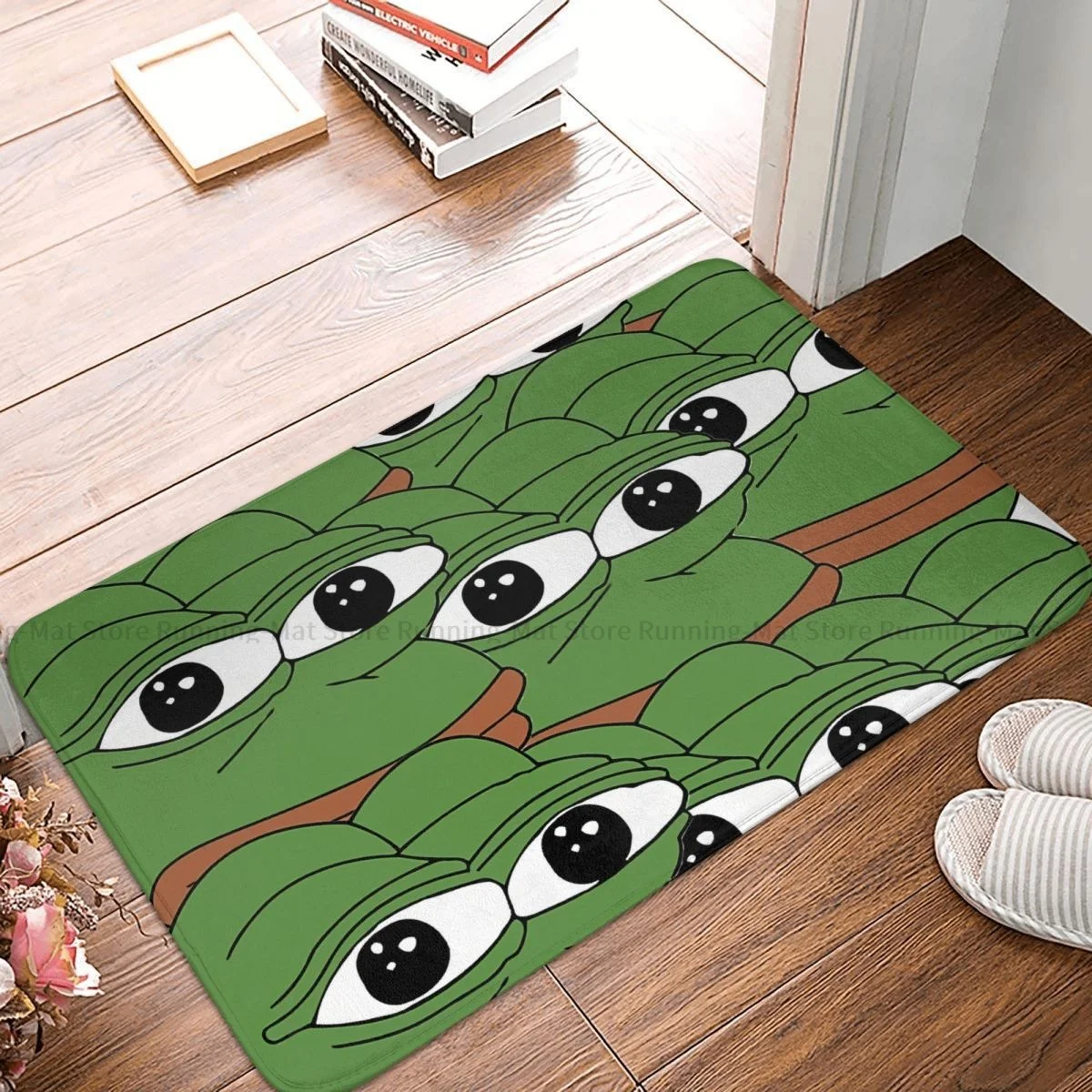 

Pepe The Frog Non-slip Doormat Living Room Mat Face Hallway Carpet Entrance Door Rug Home Decor