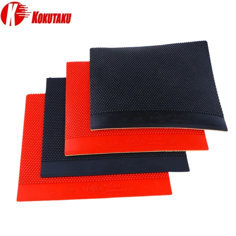 KOKUTAKU Короткая резина с прыщами и губкой 2 мм TUPLE 119 Нажимаемая Big Pips Out Rubber OX для