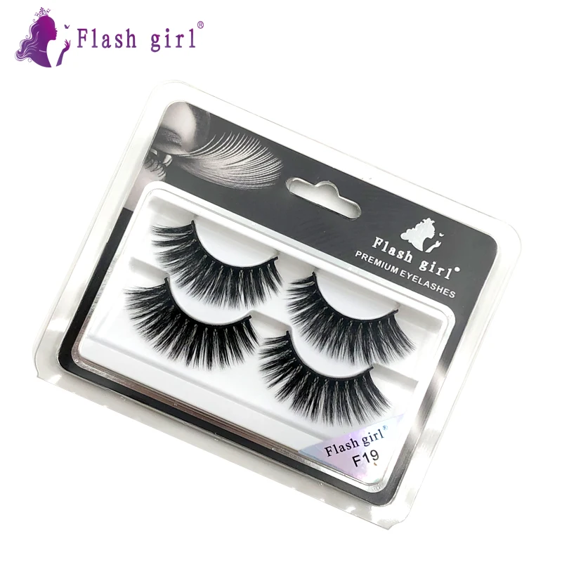 Ресницы Накладные из искусственной норки 2 пары 20 моделей |