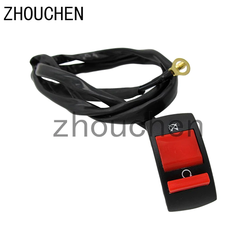 

7/8 Inch Motorcycle Handlebar Scooter ATV Dirt Bike Kill Stop ON-OFF Switch