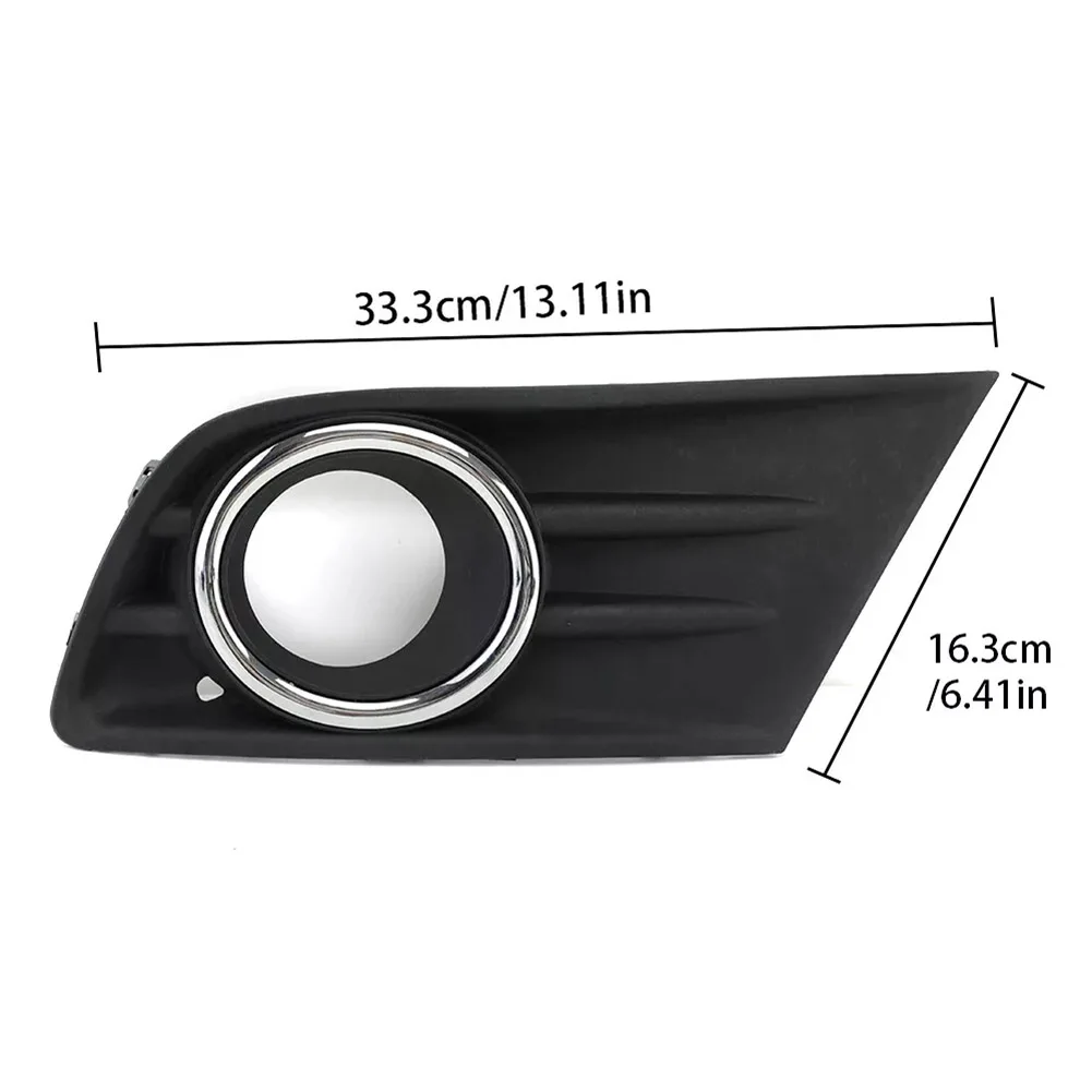 Автомобильная левая + правая крышка противотуманной фары с хромированным