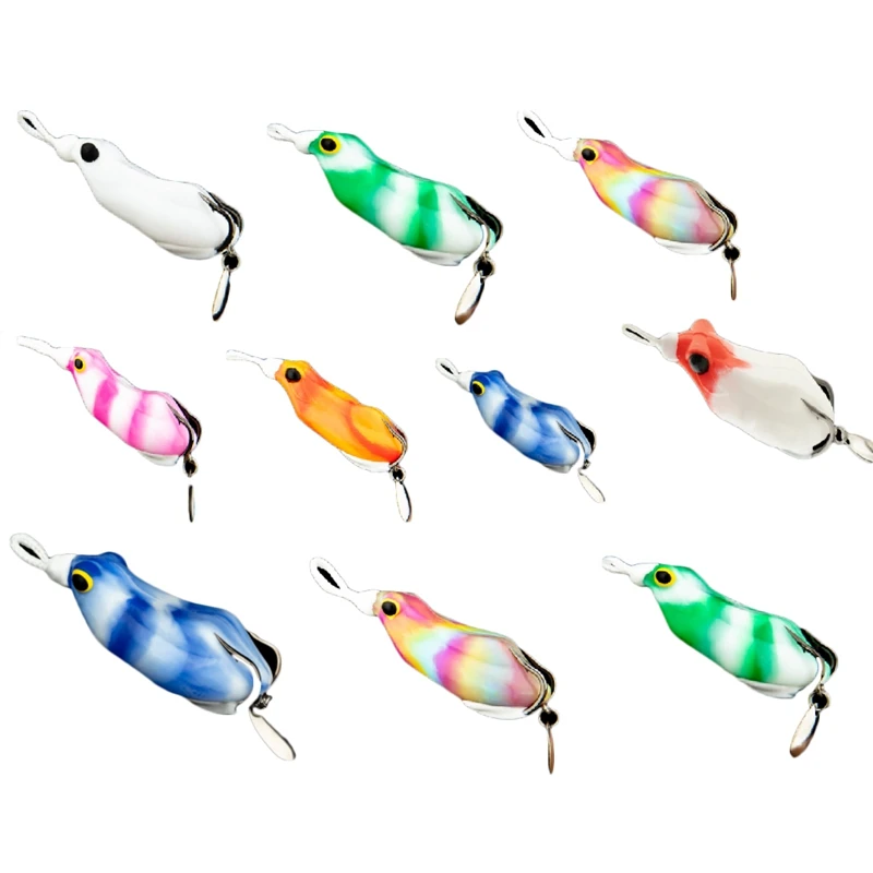 

Frogs Soft Bait Soft Bait Thunder Frog Fishing Lure 6.5Cm/14.8G Frog Bait Kit Fishing Lures For Freshwater Frogs Bait