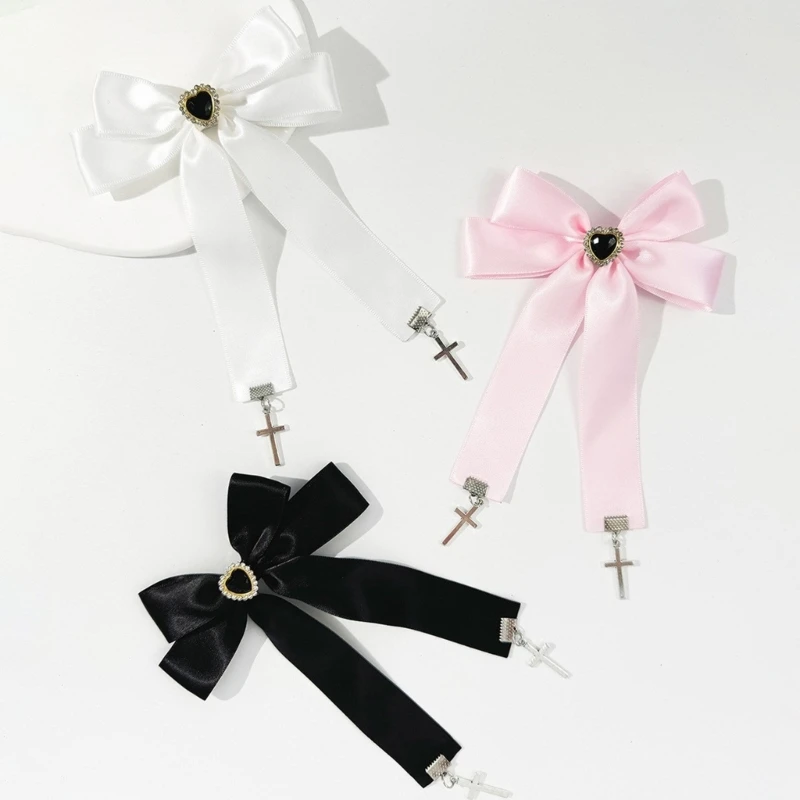 95AB Заколка для волос с бахромой Заколки 2000-х годов сбоку девочек Модное украшение