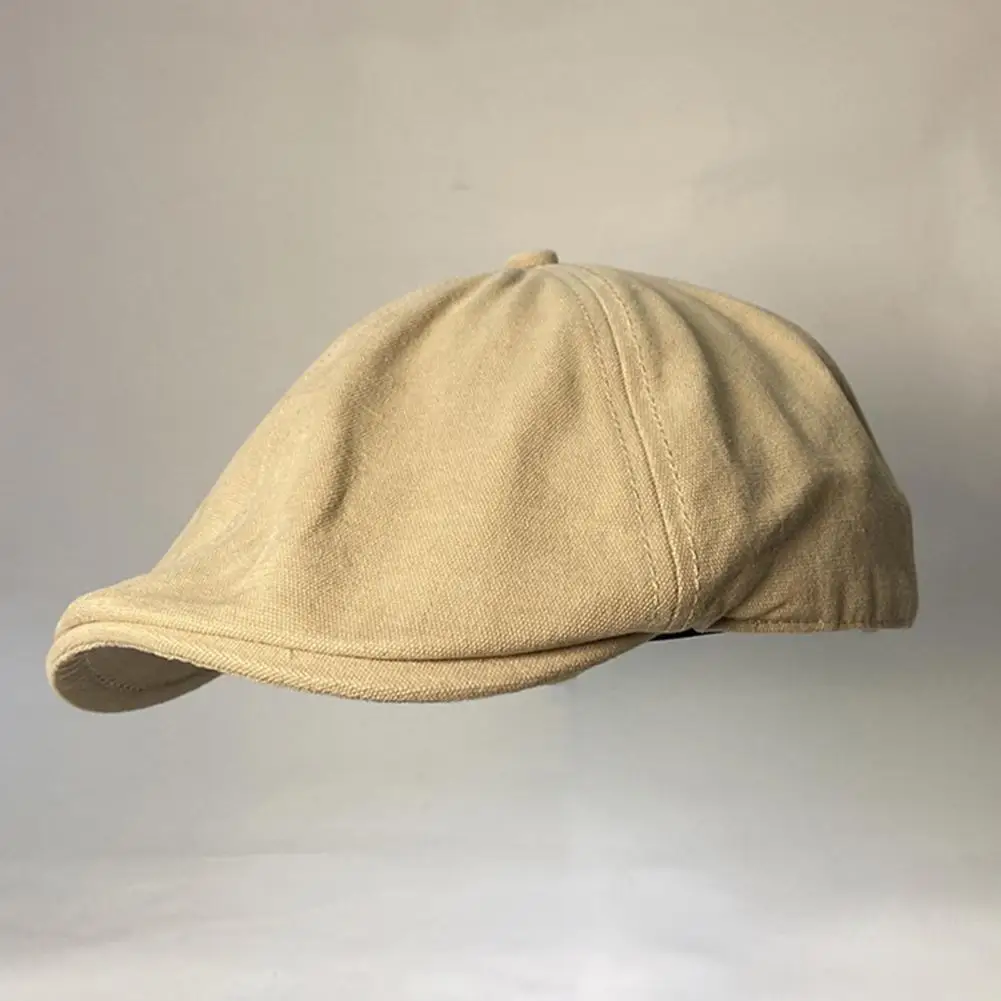 

Great Men Beret Handsome Pure Colors Men Hat Western Style Men Beret 2022