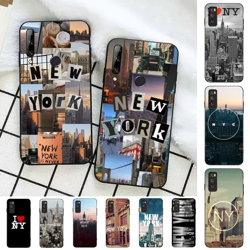

NYC NEW YORK city Phone Case for Huawei Honor 10 i 8X C 5A 20 9 10 30 lite pro Voew 10 20 V30