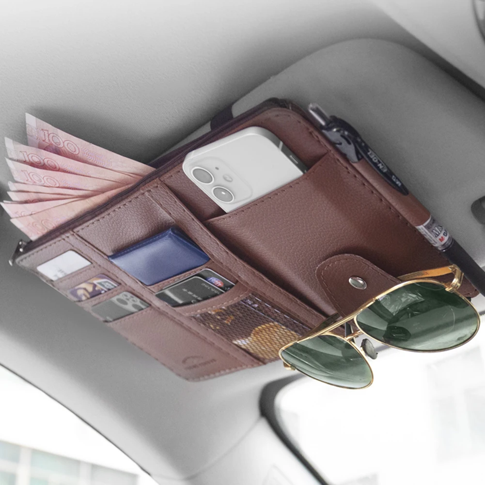 

Автомобильный органайзер для солнцезащитных очков, зажим для солнцезащитных очков, ручка, органайзер для очков, коробка для хранения, хране...