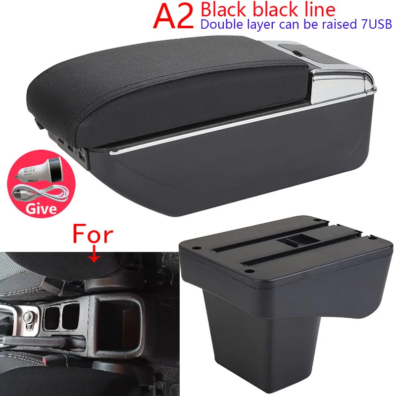 

Подлокотник для Suzuki Vitara, центральный подлокотник для хранения, подлокотник для хранения, аксессуары для модификации автомобиля, выдвижной подлокотник из кожи