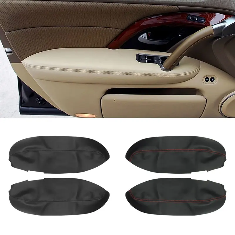 

For Acura RL 2005 2006 2007 2008 2009 2010 2011 2012 Microfiber Leather 2pcs Car Front Door Armrest Panel Cover Protection Trim