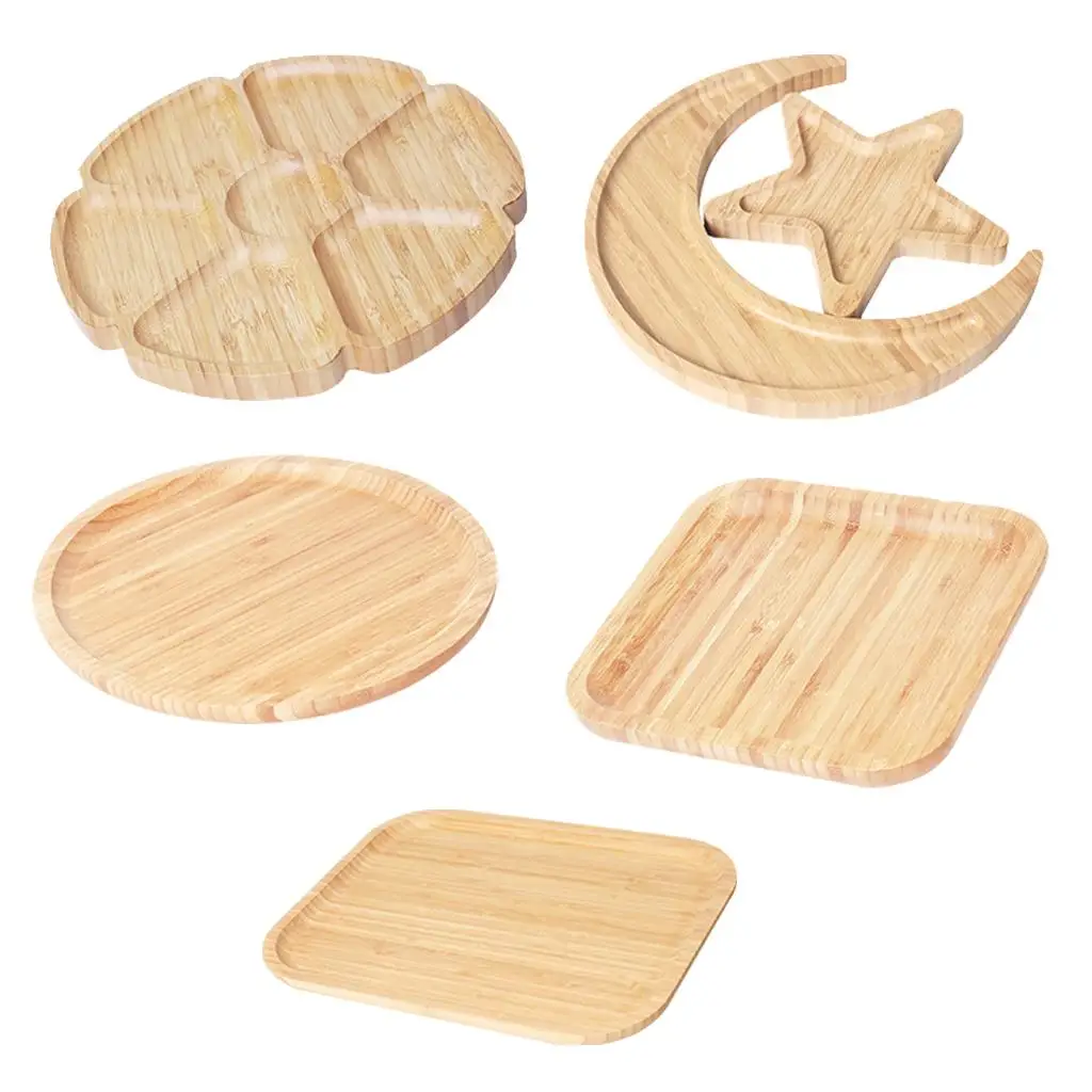 

Bamboo Wooden Jewelry Tray Necklace Earring Display Platter for Retail Shop