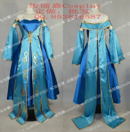 

LOL Maven of the Strings Sona Buvelle Cosplay Costume Halloween Christmas Dress