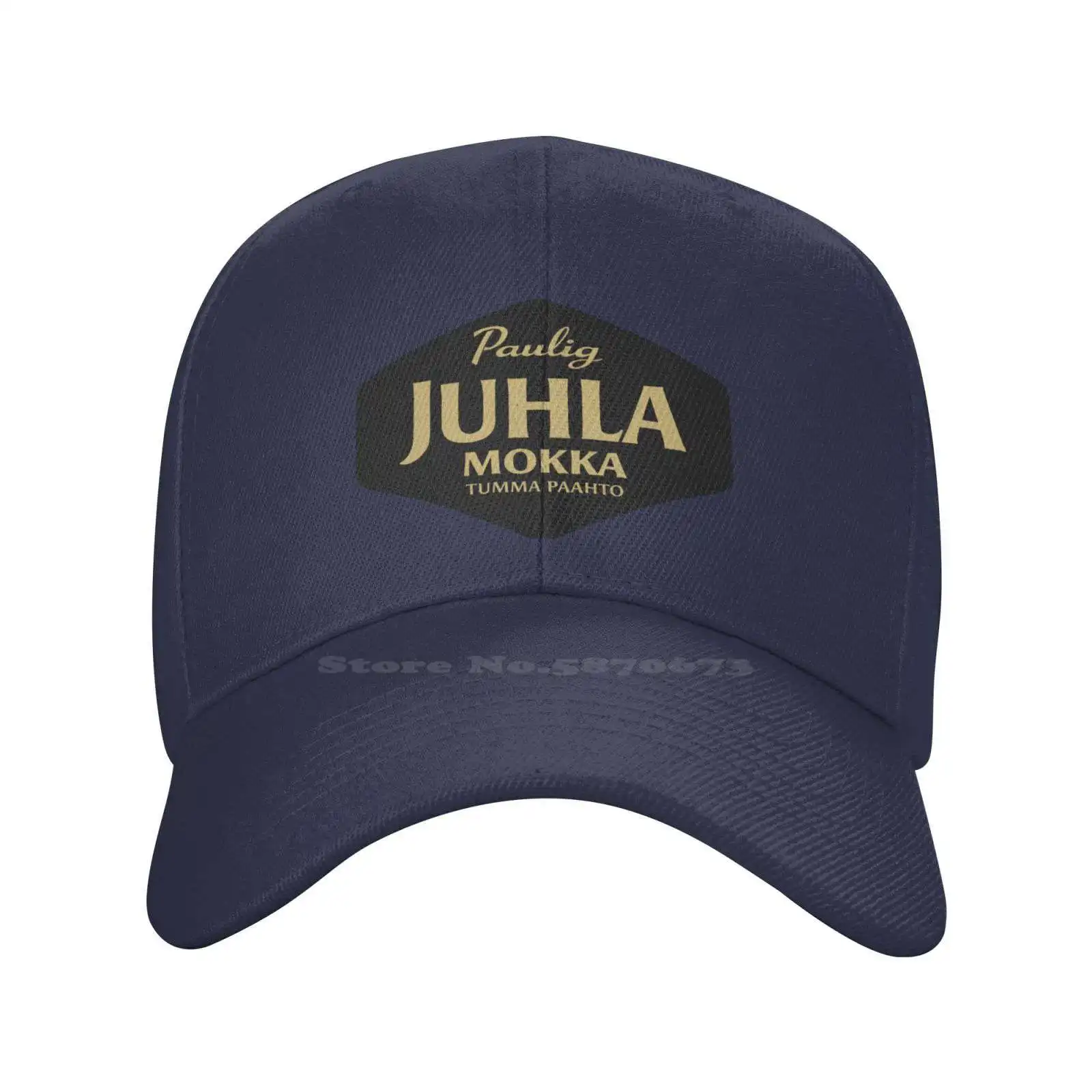 

Paulig Juhla Mokka Logo Fashion quality Denim cap Knitted hat Baseball cap