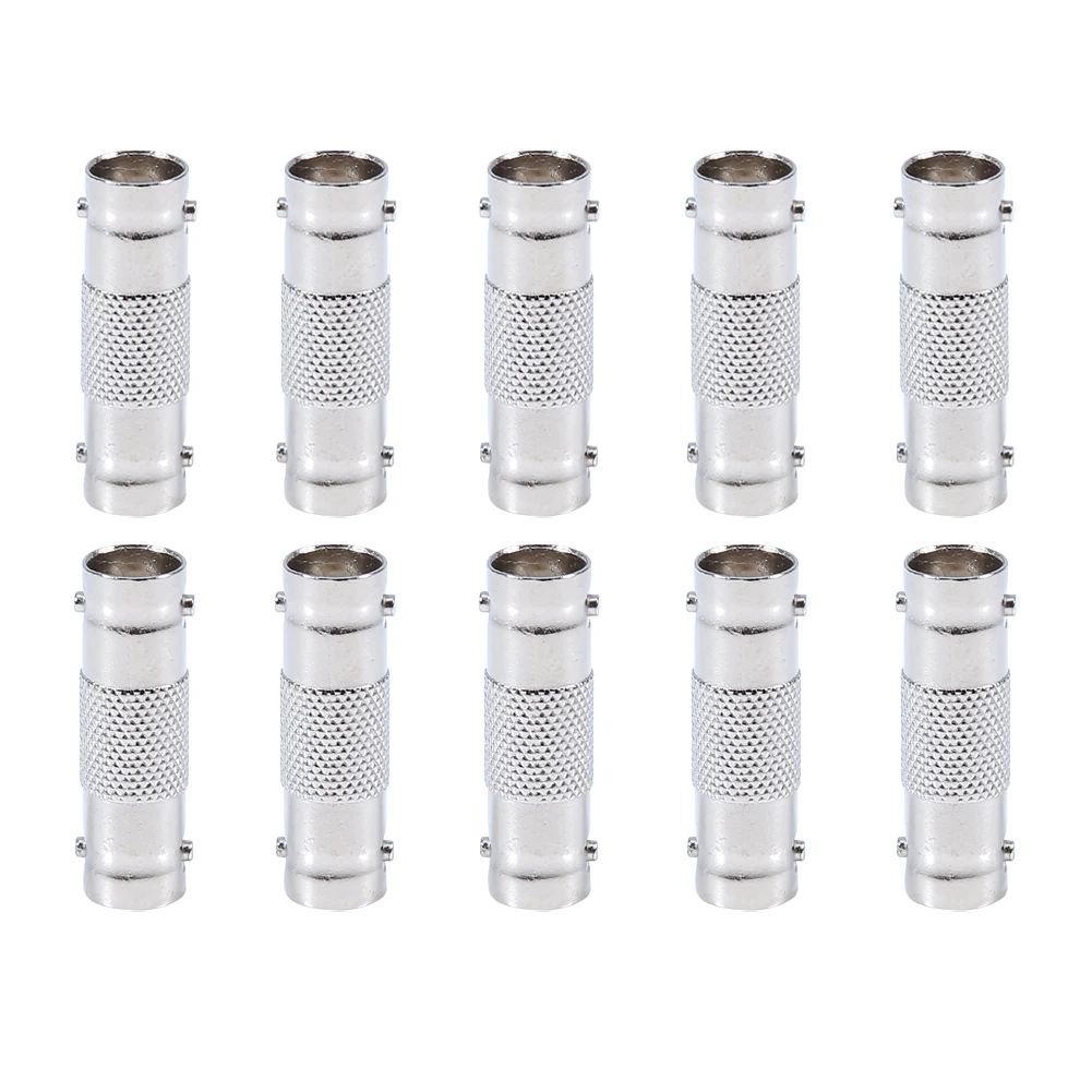

10PCS BNC Female To BNC Female Connector couplers Adapter For CCTV Video Camera